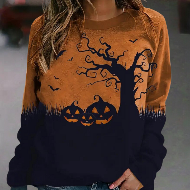 Elza - Halloween sweatshirt voor dames