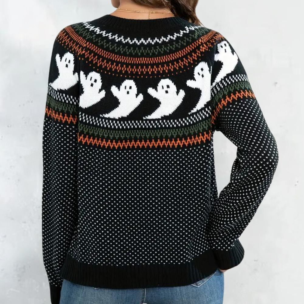 Marika - Spookachtige Gebreide Cardigan