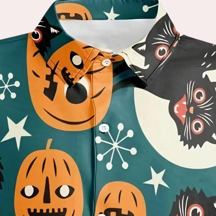 Joaquin - Shirt met Halloween Cartoon print voor heren