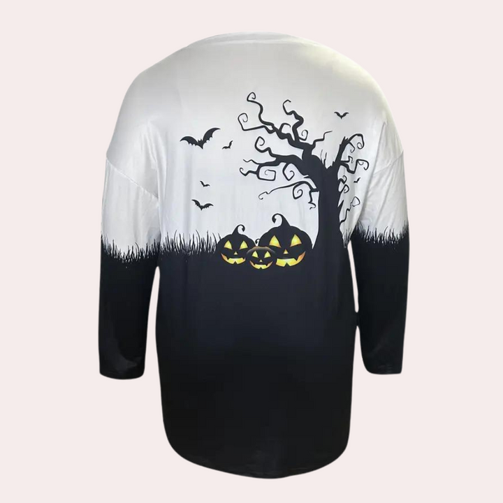 Nikolett - Warme Halloween Sweatshirt voor dames