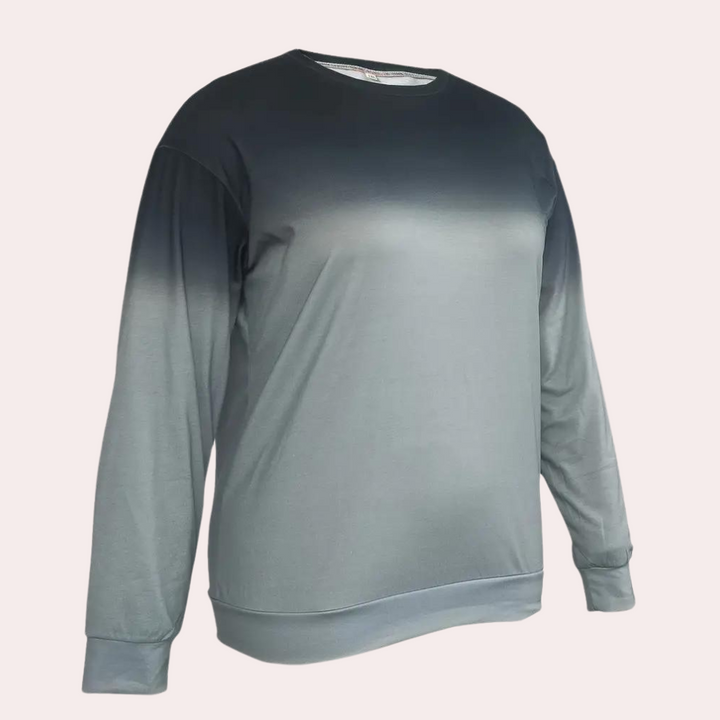 Ivet - Modieus dames sweatshirt met kleurverloop