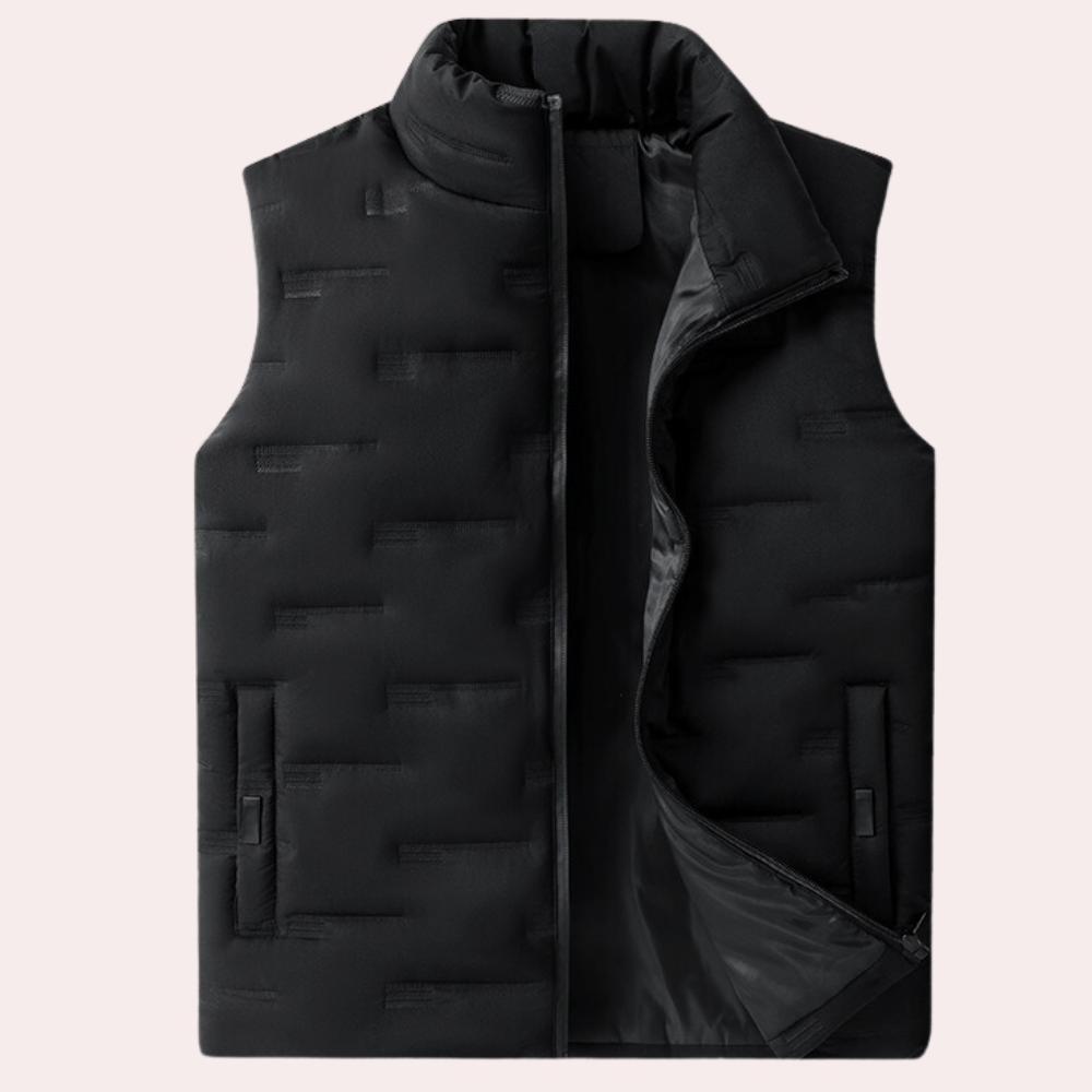 Samuka - Heren strak mouwloos wintervest