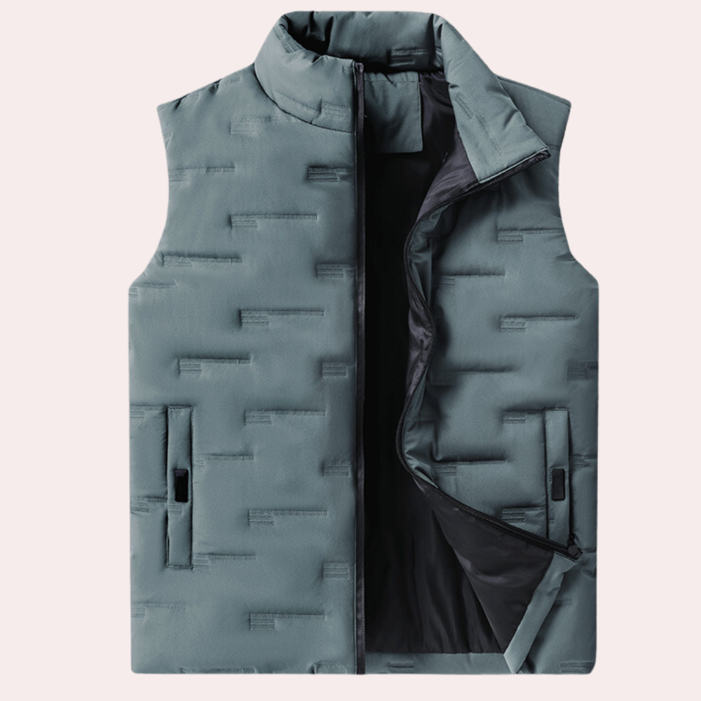 Samuka - Heren strak mouwloos wintervest