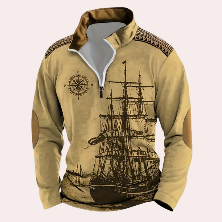 GERALD - Klassiek Sweatshirt voor Heren