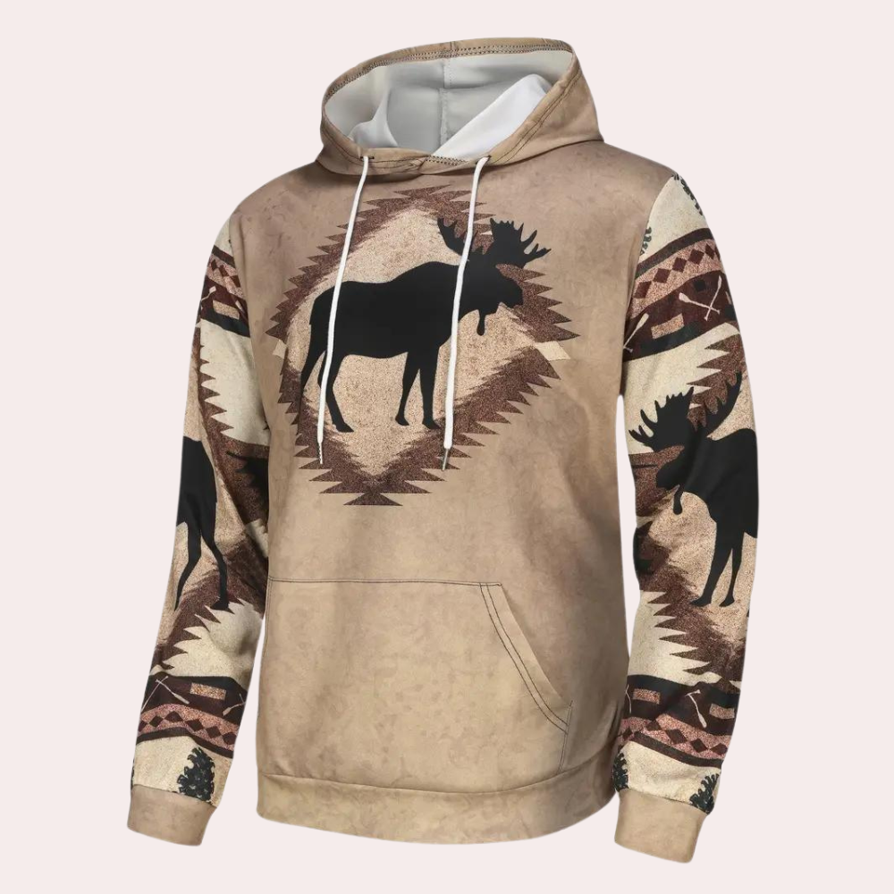 LOGAN - Casual Sweatshirt met Kap voor Heren