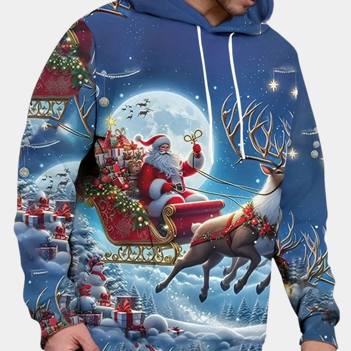 NIKLAUS - Comfortabele Kerst Hoodie voor Heren