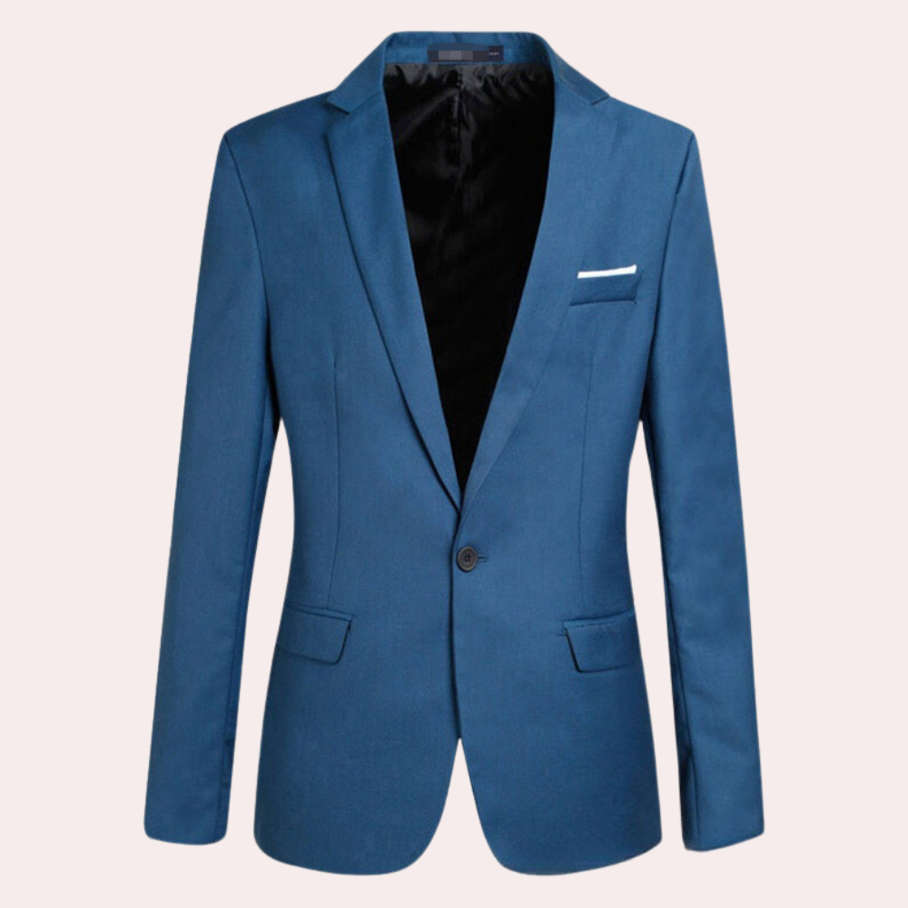 Blauwe blazer heren