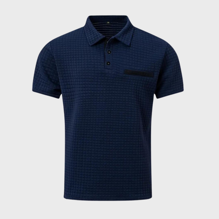 Blauwe polo shirt voor heren