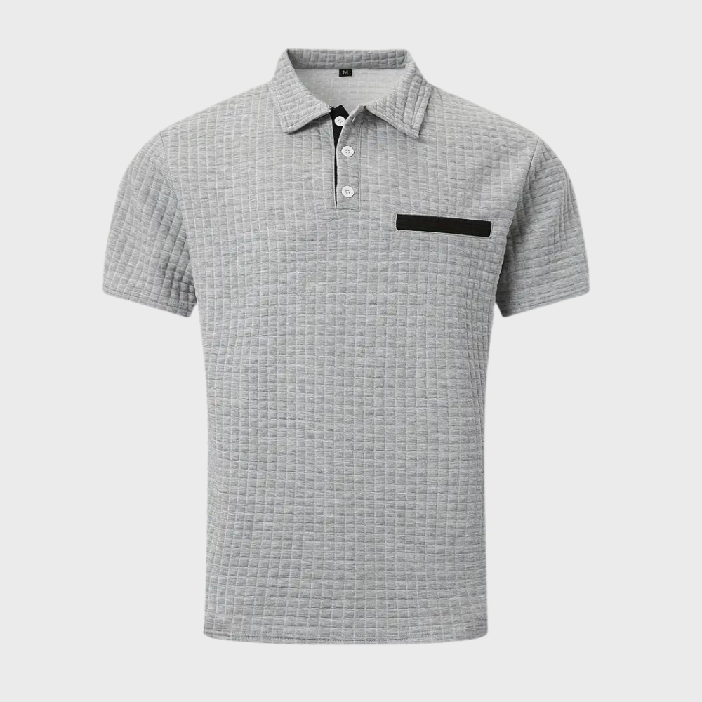 Grijze polo shirt voor heren