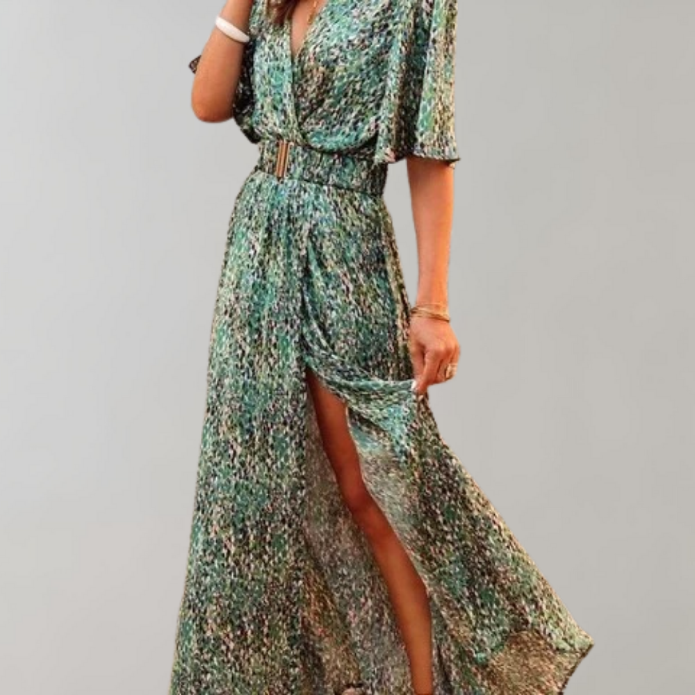 Groene maxi Jurk voor Dames