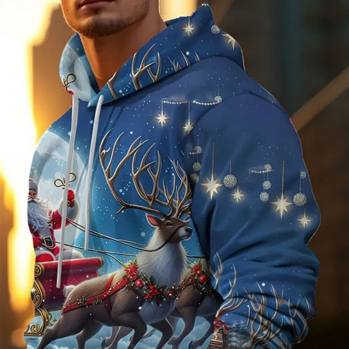 NIKLAUS - Comfortabele Kerst Hoodie voor Heren