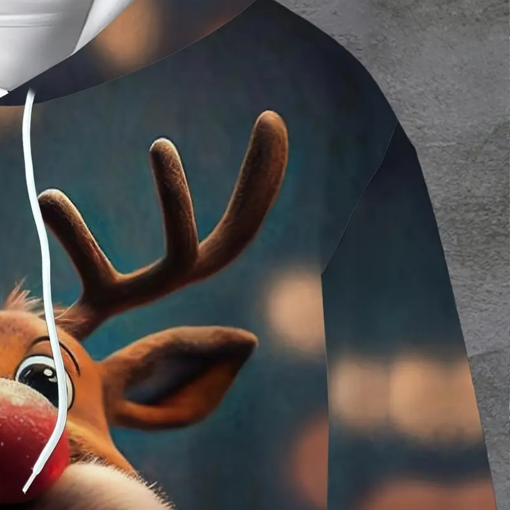 LOBO - Geraffineerd Kerst Sweatshirt voor Heren