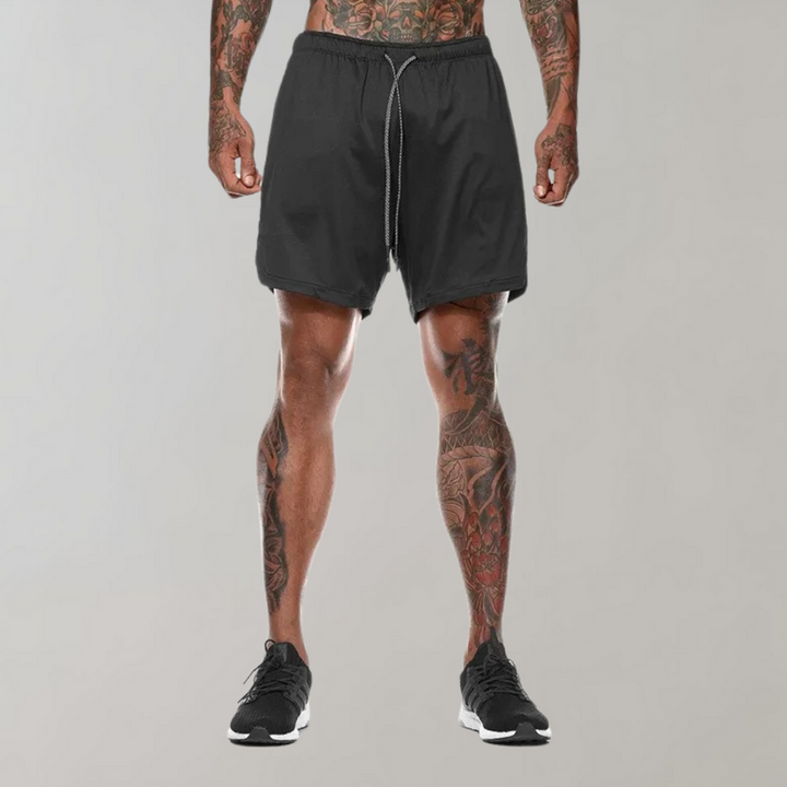 Elliot - 2-in-1 fitness herenshort