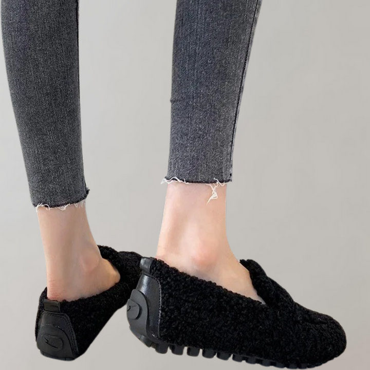 Camilla - Zachte pluche damesloafers