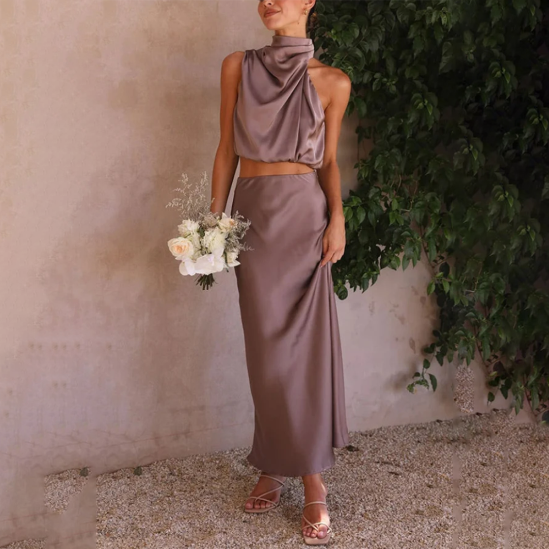 GUILLAUME - Stijlvolle maxi rok set